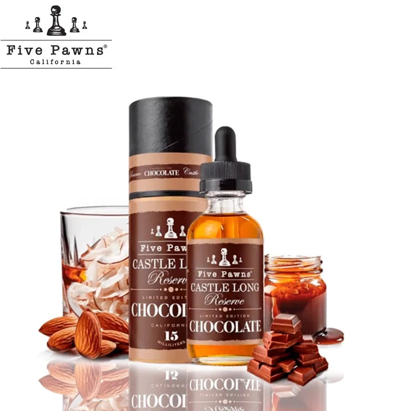 Castle Long Reserve Chocolate e-liquid by Five Pawns 50ml