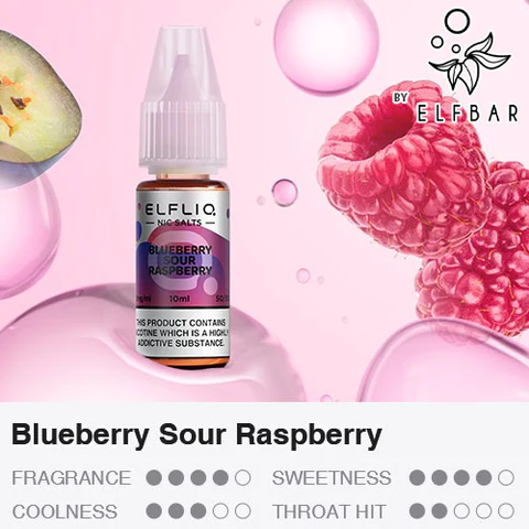 ElfliQ - Blueberry Sour Raspberry 10ml