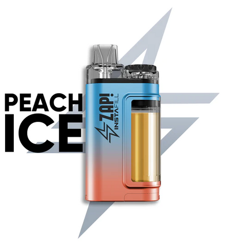 Peach Ice ZAP! Instafill 20mg 3500 puff disposable vape