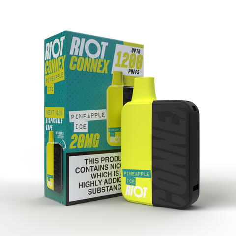 Pineapple Ice device and 2 pods by Riot Connex