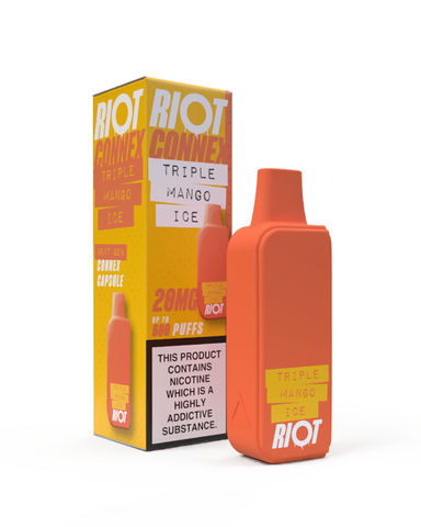 Triple Mango ICE 20mg capsule by Riot Connex