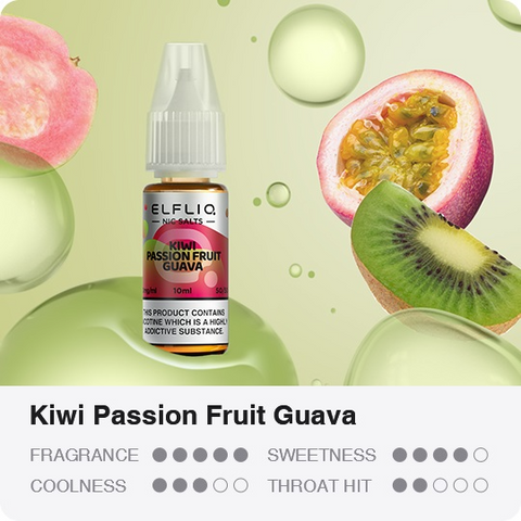 ElfliQ - Kiwi Passionfruit Guava 10ml