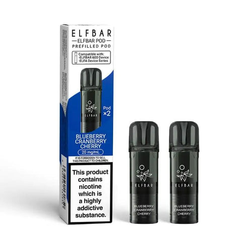 ELF BAR 600 Replacement Prefilled Pod x2